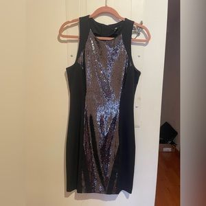 H&M Sequin Black Dress
